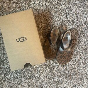 UGG Brown and Black leopard shoes